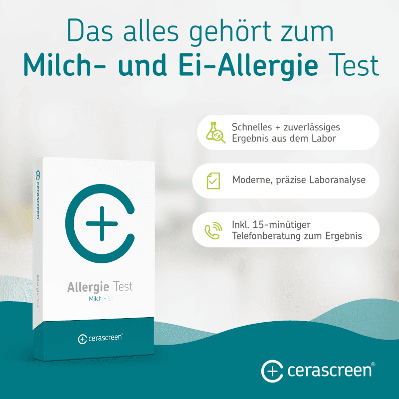 Cerascreen - Milch - und Ei - Allergietest - Vitalstoffkraft