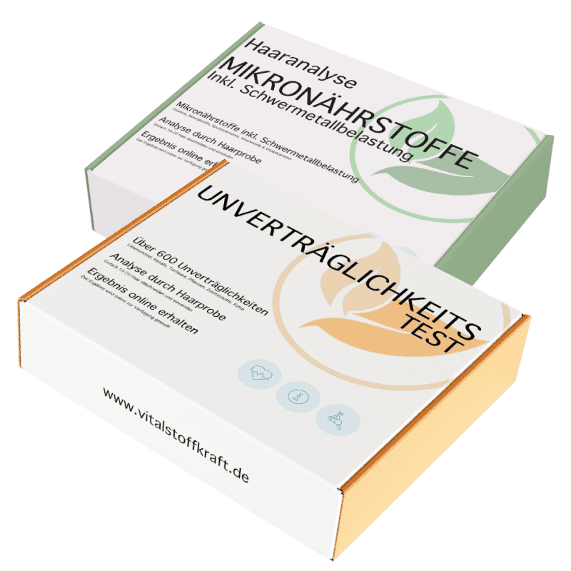 Nährstoffe - Schwermetalle & Unverträglichkeit - Kombipaket - Vitalstoffkraft