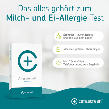 Cerascreen - Milch - und Ei - Allergietest - Vitalstoffkraft